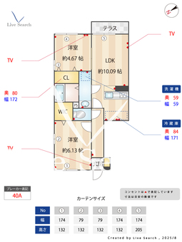 シャルマン高野台　A 101 【東京都練馬高野台駅　】 の間取り図