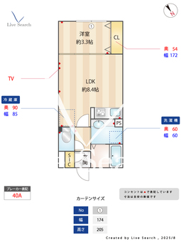 パーシモンⅢ 102 【埼玉県上熊谷】 の間取り図