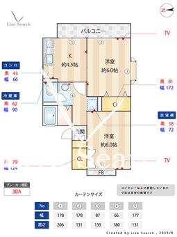 ピュア深大  203 【東京都つつじが丘駅】 の間取り図