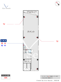 CSAビル 3F 【東京都白山駅】 の間取り図