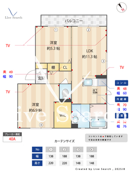 グランドソレーユA 101 【茨城県勝田駅】 の間取り図