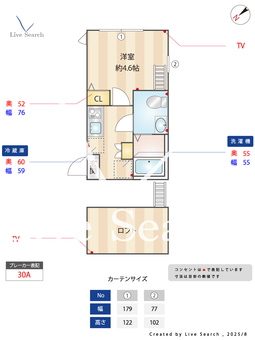 ヴィヴィエンダ西生田 204 【神奈川県読売ランド前】 の間取り図