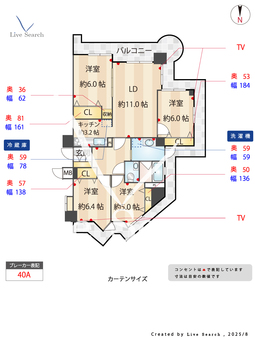 コム・グランデ西宮北口 304 【兵庫県西宮北口駅】 の間取り図