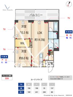 ヴィラ　スワスティ 201 【埼玉県日進駅】 の間取り図