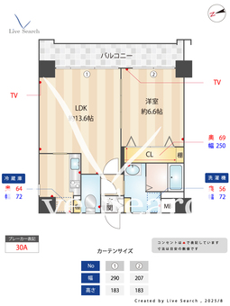 レジデンス東櫛原 201 【福岡県西鉄大牟田線　櫛原駅】 の間取り図