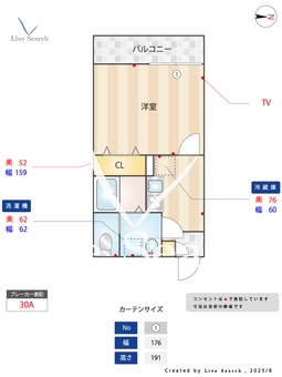 ラウレアセカンド 303 【千葉県勝田台駅】 の間取り図