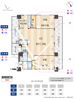 パークエステート博多 205 【福岡県中洲川端】 の間取り図