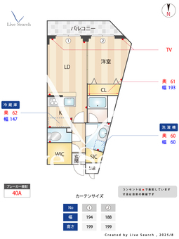 Alivis新江古田 201 【東京都新江古田駅】 の間取り図