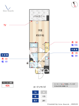 Grand　Faro 704 【愛知県東枇杷島駅】 の間取り図