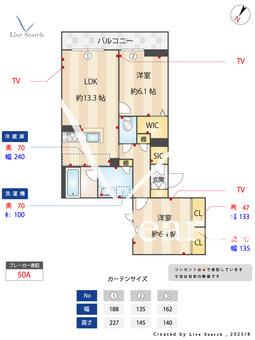 モアナヒルズⅠ 301 【埼玉県東大宮】 の間取り図