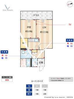 シャーメゾンMV-Ⅲ 0102 【兵庫県塚口】 の間取り図