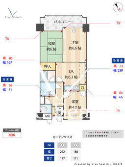 香椎東映マンション 702 【福岡県西鉄貝塚線　西鉄千早駅】 の間取り図
