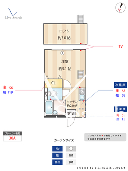 アルテミス/藤が丘 202 【神奈川県藤が丘駅】 の間取り図
