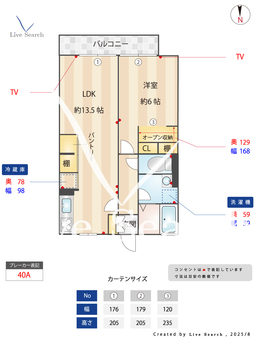 ロジュマンF・K 202 【東京都西馬込駅、馬込駅、池上駅】 の間取り図