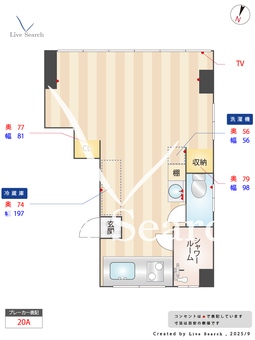 渡辺日進ビル 201 【福岡県福岡市地下鉄七隈線渡辺通駅まで徒歩5分】 の間取り図