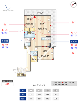 ピノグリナージュ 102 【神奈川県新川崎駅】 の間取り図