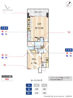 Brillia ist 三軒茶屋 ブラッサムテラス 418 【東京都三軒茶屋駅】 の間取り図