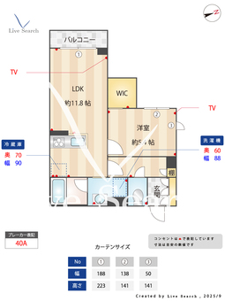 エクラージュ 207 【千葉県柏たなか】 の間取り図