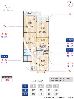 グリーングラス藤 405 【愛知県市バス西本地ヶ原停歩3分　藤が丘駅までバス11分】 の間取り図