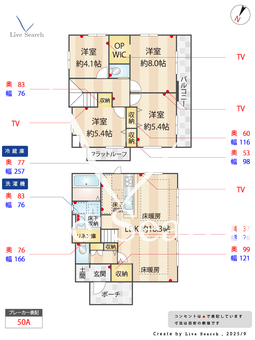 喜多見9丁目新築戸建  【東京都喜多見駅】 の間取り図