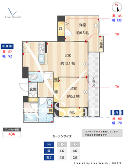ピノグリナージュ 101 【神奈川県新川崎駅】 の間取り図