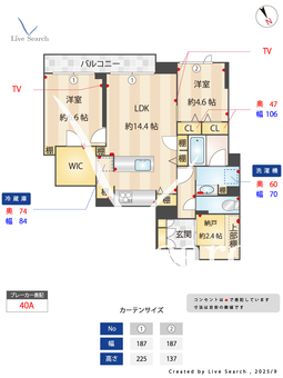 ピノグリナージュ 103 【神奈川県新川崎駅】 の間取り図