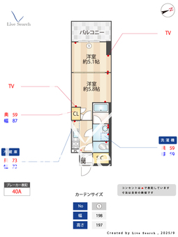 Prima Stella 305 【東京都西新宿駅】 の間取り図