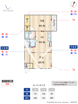 グリーンプラザINOSE　C 103 【埼玉県一ノ割駅】 の間取り図