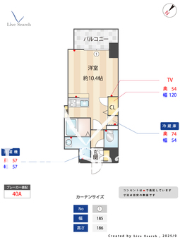 S-RESIDENCE堺altklas 1302 【大阪府大小路駅】 の間取り図