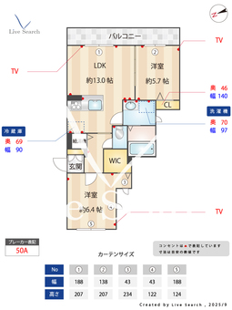 ラ・メール覚王山 302 【愛知県覚王山駅】 の間取り図