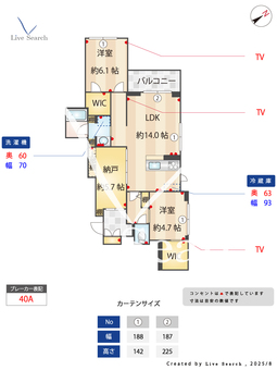 ピノグリナージュ 306 【神奈川県新川崎駅】 の間取り図