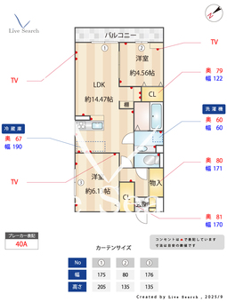 レ リヤン ファミリオⅧ 301 【兵庫県山陽本線　大久保駅】 の間取り図