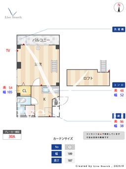 トレンチーノ 301 【早良区藤崎駅】 の間取り図