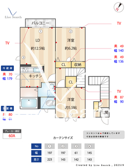 シャーメゾン西明石Ⅱ E201 【兵庫県西明石駅】 の間取り図