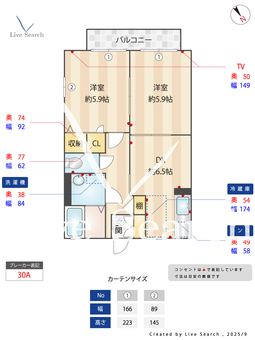 メゾン・ド・リシェスⅠ 201 【埼玉県川越駅】 の間取り図