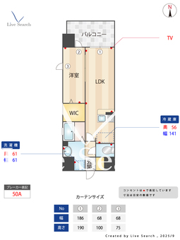 Quintet NAMBA 415 【大阪府日本橋駅】 の間取り図