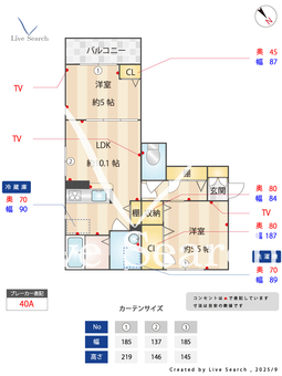 グリーンゲイブルズ 103 【東京都金町駅】 の間取り図