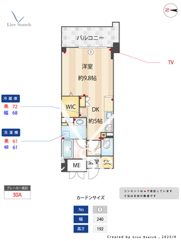 ウェルブライト博多ステーション 204 【福岡県博多駅】 の間取り図