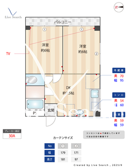 グリーンキャッスル 201 【千葉県勝田台駅】 の間取り図