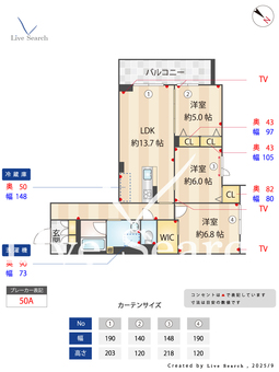 ツイン・フェリーチェ 301 【千葉県千葉】 の間取り図