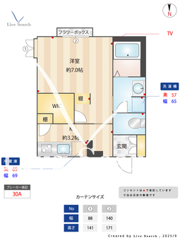 プラバーコート 201 【東京都下北沢駅】 の間取り図