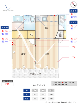 メゾンソレイユB 201 【茨城県高浜駅】 の間取り図
