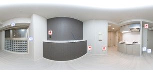 キャトル・ヴァレ 307 【大阪府谷町4丁目】 の間取り図