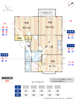 フォーレスローカット 210 【和歌山県ＪＲ和歌山線 岩出駅】 の間取り図