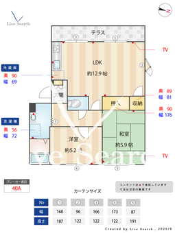 サンロードSⅡ B101 【兵庫県魚住駅】 の間取り図