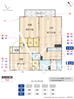 ミルキーウェイ 0201 【兵庫県垂水駅】 の間取り図