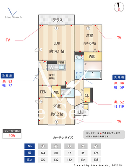シンフォニー 102 【東京都一橋学園】 の間取り図