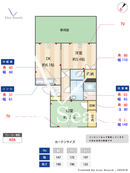 フレグランス北神戸A 101 【兵庫県道場南口駅】 の間取り図