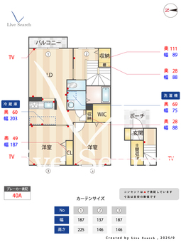 藤栄ハイツⅢ 207 【和歌山県ＪＲ阪和線 紀伊駅】 の間取り図