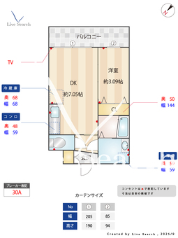 ソフィア城南 203 【福岡県七隈駅】 の間取り図